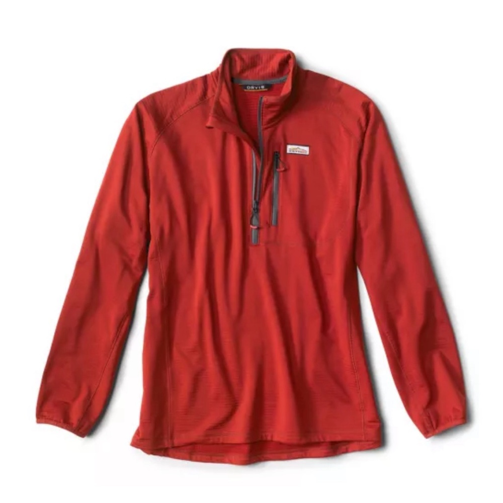 Men’s Orvis Horseshoe Hills Quarter-Zip Fleece Size Medium